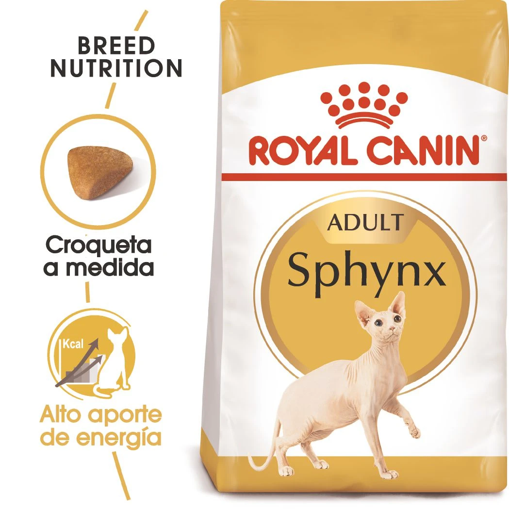 Sphynx Pienso para Gato Adulto Esfinge ROYAL CANIN Sphynx Pienso Para Gato Adulto Esfinge -Catit Ventas 4988 hero rc fbn