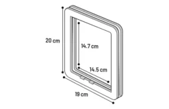 Flamingo Puerta Para Gatos 4 Way 192 X 200 Mm -Catit Ventas 507510 T 01 63a01586c5085
