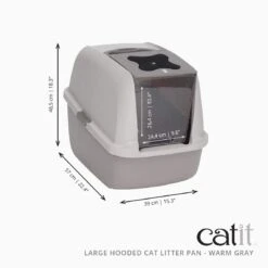 Catit Gatera Con Cubierta Retractil. Gris