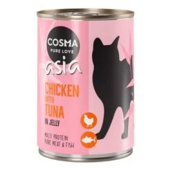 Cosma Asia En Gelatina 12 X 400 G -Catit Ventas 55136 pla cosma asia chickentuna 400g 5 1