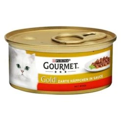 Gourmet Gold Bocaditos En Salsa 24 X 85 G -Catit Ventas 56960 pla purina gold zartehappchen rind 6
