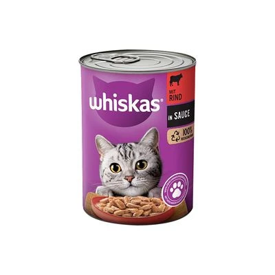 Whiskas 1+ años en lata 12 x 400 g Whiskas 1+ Años En Lata 12 X 400 G -Catit Ventas