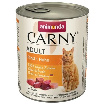 Animonda Carny Adult 6 x 800 g Animonda Carny Adult 6 X 800 G -Catit Ventas 69129 pla animonda carny adult rind huhn 800g hs 01 8