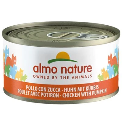 Almo Nature HFC Natural 6 x 70 g Almo Nature HFC Natural 6 X 70 G -Catit Ventas 69357 pla almonature huhnmirkuerbis 5 1