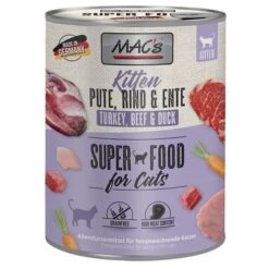 MAC's 6 X 800 G En Latas Para Gatos 11 MAC's 6 X 800 G En Latas Para Gatos -Catit Ventas 69648 pla macs katzenfutter kitten pute rind ente 800g hs 01 8