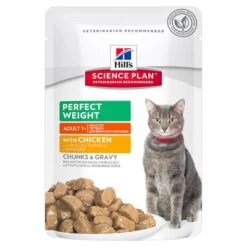 Hill's Science Plan Hill's Perfect Weight Sobres Para Gatos -Catit Ventas 70906 pla hills perfectweightadult chicken 9