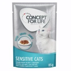 Concept For Life 24 X 85 G en Salsa Y En Gelatina - Pack Ahorro Mixto -Catit Ventas 71082 pla concept for life katze nass sensitive sauce 85g 0