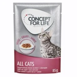 Concept For Life 48 X 85 G - Pack Ahorro 9 Concept For Life 48 X 85 G - Pack Ahorro -Catit Ventas 71083 pla concept for life katze nass all cats sauce 85g 6