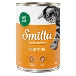 Smilla Tierna Ave 6 X 400 G -Catit Ventas 71144 pla jubil um smilla poulrypot duck 400g 5