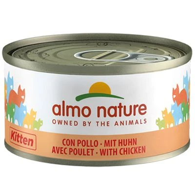 Almo Nature HFC Natural 6 x 70 g Almo Nature HFC Natural 6 X 70 G -Catit Ventas 72679 pla almonature huhn kitten 3 1
