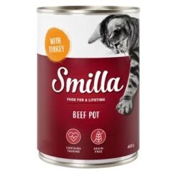 Smilla Tierno Vacuno 24 X 400 G -Catit Ventas 80098 pla smilla beefpot turkey 400g 9 1