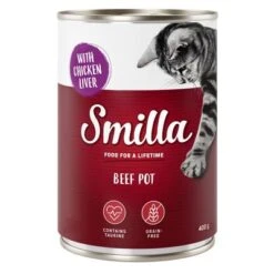 Smilla Tierno Vacuno 24 X 400 G -Catit Ventas 80100 pla smilla beefpot liver 400g 3 1