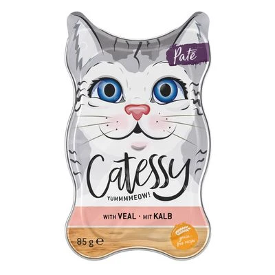 Catessy paté para gatos Catessy Paté Para Gatos -Catit Ventas 81150 pla catessy pate tray veal 85g 2