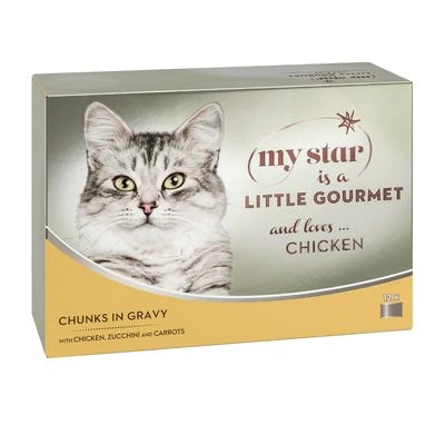 My Star Bocaditos en salsa Gourmet en latas 24 x 85 g para gatos My Star Bocaditos En Salsa Gourmet En Latas 24 X 85 G Para Gatos -Catit Ventas