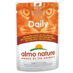 Pack Ahorro: Almo Nature Daily Menu 24 X 70 G -Catit Ventas 91310 pla almo nature ente huhn 70g 0