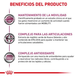 ROYAL CANIN VD Feline Mobility 3 ROYAL CANIN VD Feline Mobility -Catit Ventas BENEFICIOS 2 62fce5aea2137