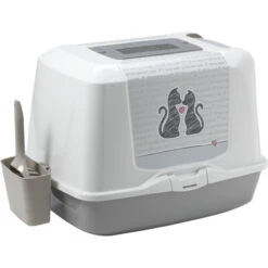 Gatera Trendy Cat Jumbo Cats In Love -Catit Ventas Cats in Love BJ60 0026 speckled grey with BL90 0330 warm grey 03 62c5a5b77b203