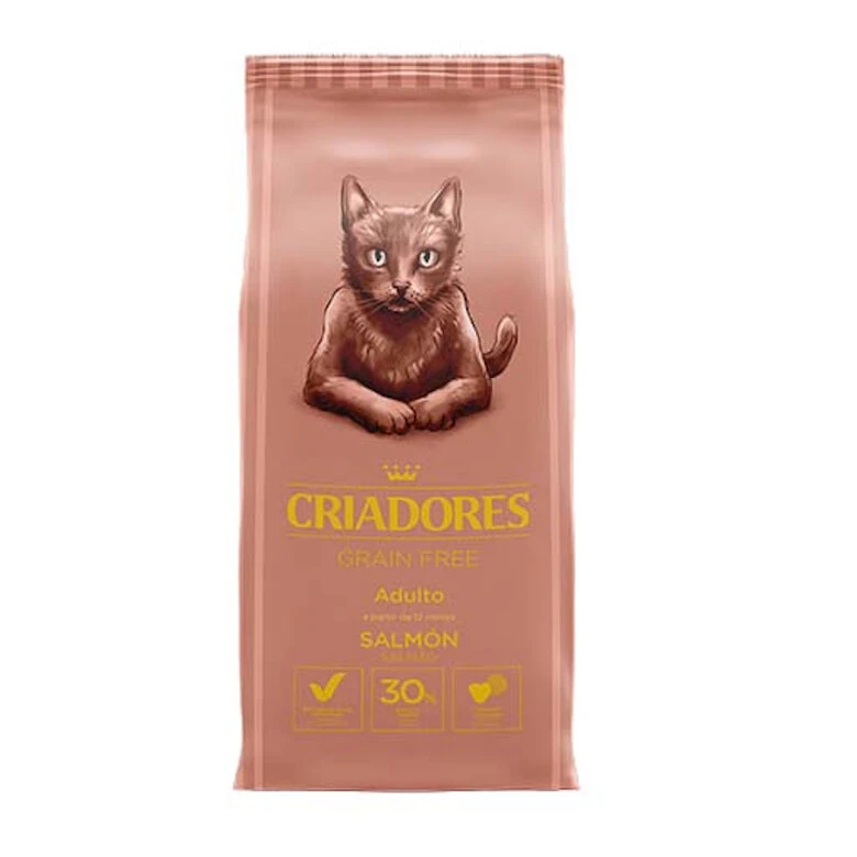 Criadores Adulto Grain Free Salmón pienso para gatos Criadores Adulto Grain Free Salmón Pienso Para Gatos -Catit Ventas Criadores Grain Free Salmon pienso gato sin gluten CRD0791 M