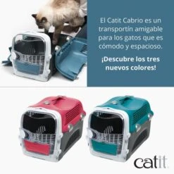 Catit Cabrio Transportín Para Gatos -Catit Ventas El Catit Cabrio es un transportin amigable para los gatos que es comodo y espacioso 628x628 6284f1abae1b6