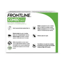 Frontline Pipetas Combo Spot-On Para Gatos -Catit Ventas Pack COMBO GATO 3p Dorso 62724b7547aaa