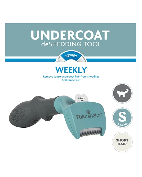 Cepillo para Gatos Pequeños de Pelo Corto FURMINATOR Cepillo Para Gatos Pequeños De Pelo Corto -Catit Ventas TH32164 274979 620380d70711d