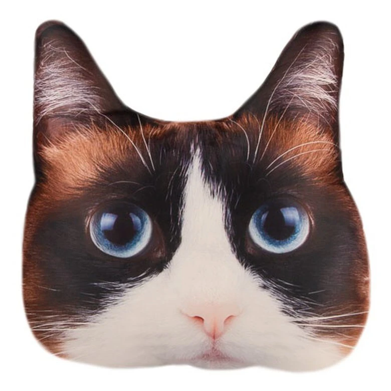 TK-Pet Cojín En Forma De Gato Para Gatos -Catit Ventas TKPet Face Zen cojin decorativo con cara de gato TKP44022