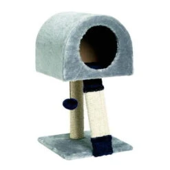TK-Pet Jazz Rascador Con Refugio De Felpa Y Sisal Para Gatos
