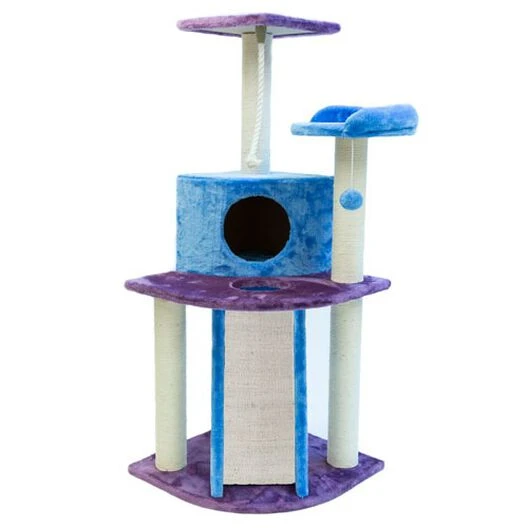 TK-Pet Lira Rascador con Refugio y Rampa para gatos TK-Pet Lira Rascador Con Refugio Y Rampa Para Gatos -Catit Ventas TKPet casa rascador para gatos con rampa y caseta TKP34597