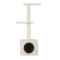 Wouapy Cat Tree Maya Kennel Beige Rascador Para Gatos