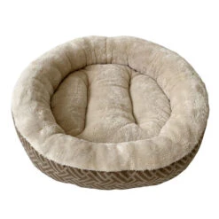  Catshion Geometric Cama Marrón Para Gatos