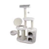 Nayeco Season Árbol Rascador Blanco De Tres Niveles Para Gatos