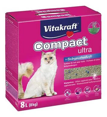 Arena Aglomerante Compact Ultra Plus con sílice Vitakraft Arena Aglomerante Compact Ultra Plus Con Sílice -Catit Ventas arena para gatos aglomerante silice 1