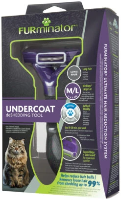 FURMINATOR Cepillo Para Gatos Medianos Y Grandes De Pelo Largo -Catit Ventas cepillo para gatos medianos grandes de pelo corto 7