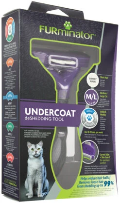 FURMINATOR Cepillo Para Gatos Medianos Y Grandes De Pelo Corto -Catit Ventas cepillo para gatos medianos grandes de pelo largo 8