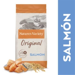 Nature's Variety Adult Sterilised Original Salmón Pienso Para Gatos -Catit Ventas comida gato natures variety original salmon esterilizado NTV927173201
