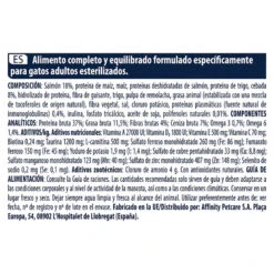 Affinity Advance Sensitive Sterilized Salmón Y Cebada Pienso Para Gatos -Catit Ventas comida gatos advance affinity adult sensitive sterilized composicion ADV578110 M