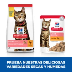 Hill's Science Plan Light Adult Pollo Pienso Para Gatos -Catit Ventas comida gatos hills adult light pollo newpack HIL7520DA M 1203