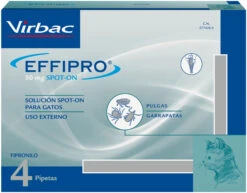 Virbac Pipetas Effipro Spot On Antiparasitario Para Gatos (50 Mg)