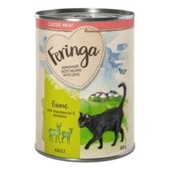 Feringa Classic Meat Menu 12 X 400 G - Pack Ahorro -Catit Ventas feringa classicmeat adult game 400g 1000x1000 1