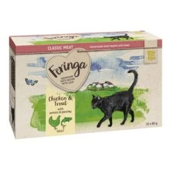 Feringa Classic Meat Menu En Gelatina 24 X 85 G En Sobres - Pack Ahorro -Catit Ventas feringa classicmeat chickentrout 12x85g 1000x1000 8