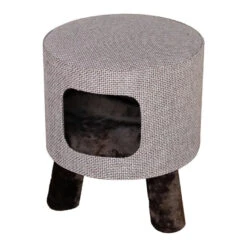 Flamingo Omar Cueva Taburete Marrón Para Gatos