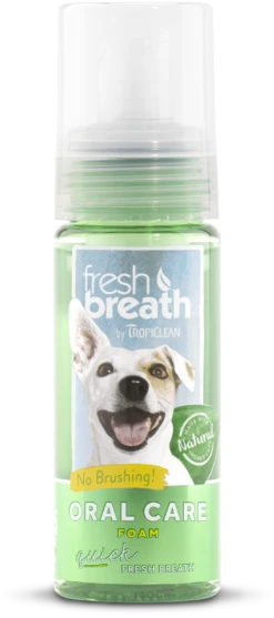 Tropiclean Mint Foam Espuma Bucal 2 Tropiclean Mint Foam Espuma Bucal -Catit Ventas fresh breath espuma de menta 133 ml 1