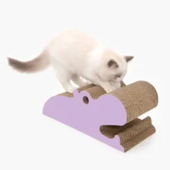 Catit Zoo Rascador Hipopótamo -Catit Ventas gato jugando con rascador hipo 63fcd1e3b1309