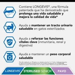 PRO PLAN Longevis Sterilised Senior 7+ De Pavo 5 PRO PLAN Longevis Sterilised Senior 7+ De Pavo -Catit Ventas longevis sterilised senior 7 de pavo 2