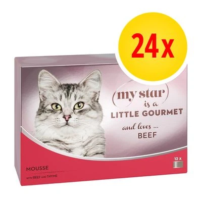 My Star Mousse Gourmet en latas 24 x 85 g para gatos My Star Mousse Gourmet En Latas 24 X 85 G Para Gatos -Catit Ventas