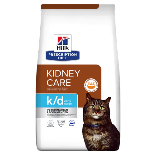 Hill's Prescription Diet K/d Early Stage Feline Con Pollo -Catit Ventas pd kd early stage feline chicken dry productShot 500 63874c40478a7