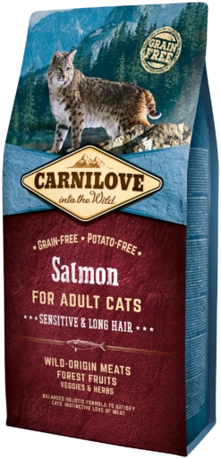 Carnilove Pienso Natural Gatos Sensibles Y Pelo Largo Adult Salmón