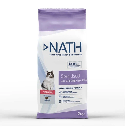 Nath Senior Sterilised Pollo y Arroz pienso para gatos Nath Senior Sterilised Pollo Y Arroz Pienso Para Gatos -Catit Ventas pienso gatos nath senior sterilised pollo arroz NTH40811