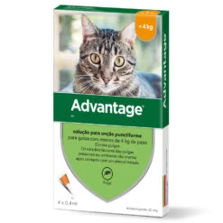Advantage Pipetas Para Gatos -4 Kg (40ml) -Catit Ventas pipetas pra gato ate 4 kg advantage 643ff1c87d03f
