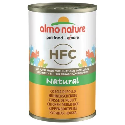 Almo Nature HFC 12 x 140 g - Pack Ahorro Almo Nature HFC 12 X 140 G - Pack Ahorro -Catit Ventas pla almonatureclassic chickendrumstick hfc 140g 4 1